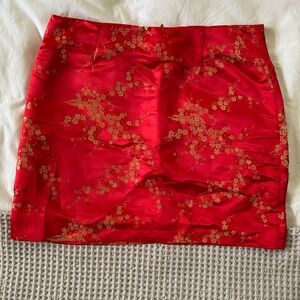 Vintage silk skirt